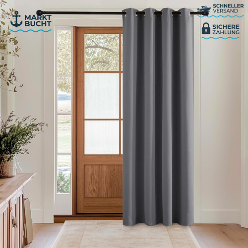 Türvorhang blickdicht 200cm - türvorhang,