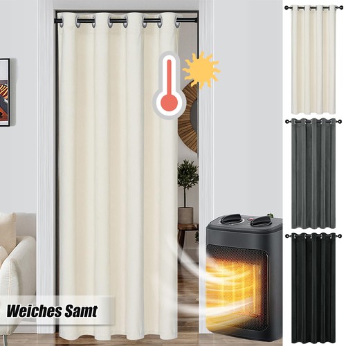 Tür thermovorhang samt - tür,